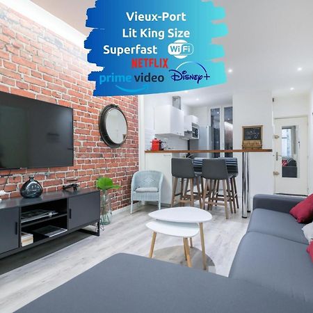 Sud Passion - Fada Vieux Port - Calme - Linge De Qualite - Lit King Size - Fibre Apartment Marseille Ngoại thất bức ảnh