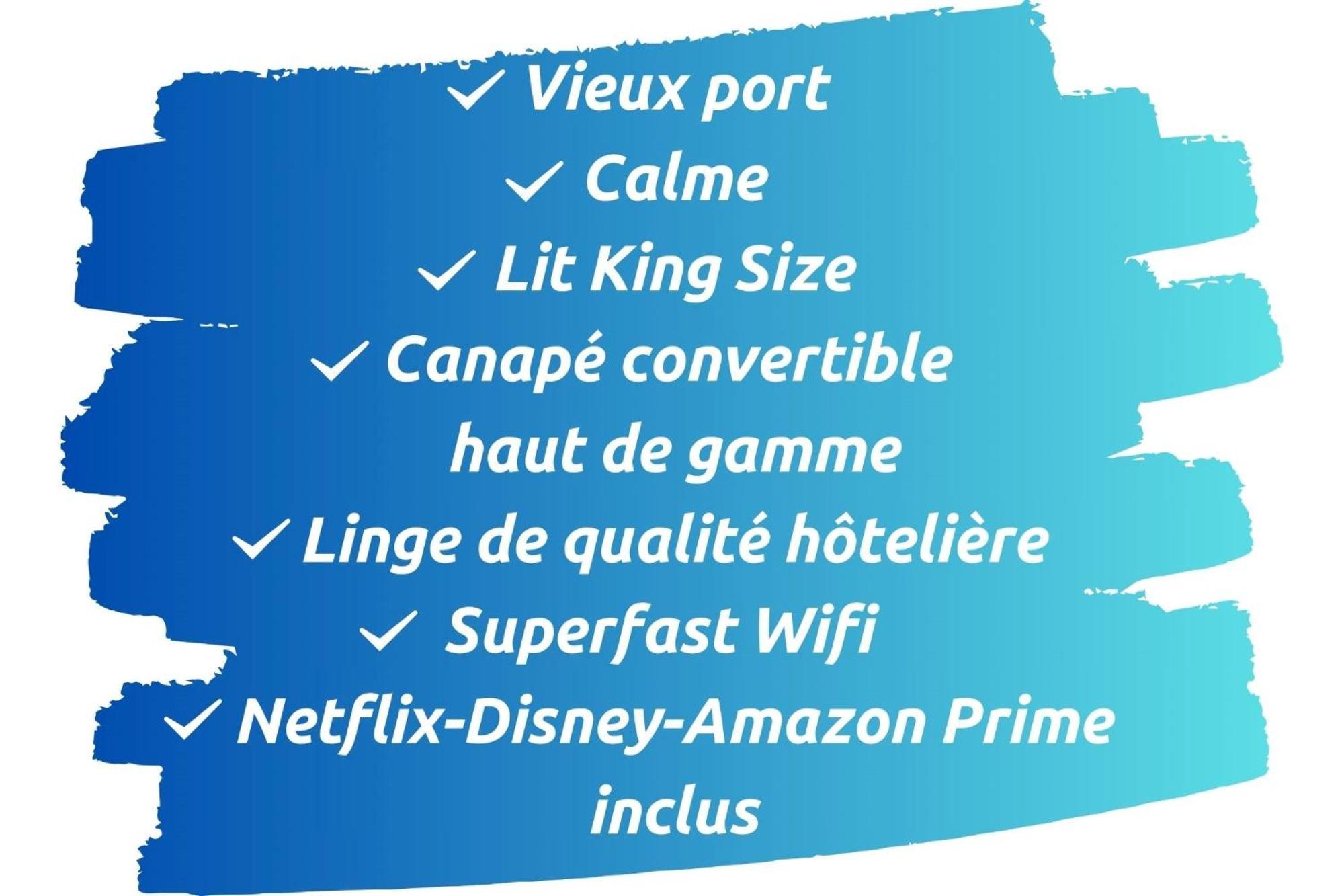 Sud Passion - Fada Vieux Port - Calme - Linge De Qualite - Lit King Size - Fibre Apartment Marseille Ngoại thất bức ảnh